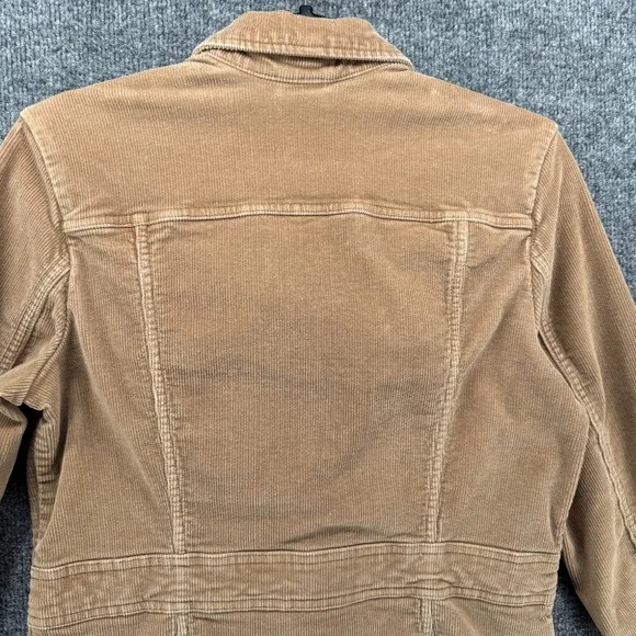 Eddie‎ Bauer Corduroy Jacket Womens S Brown Button Up Barn Farm Western Cottage - Picture 4 of 8